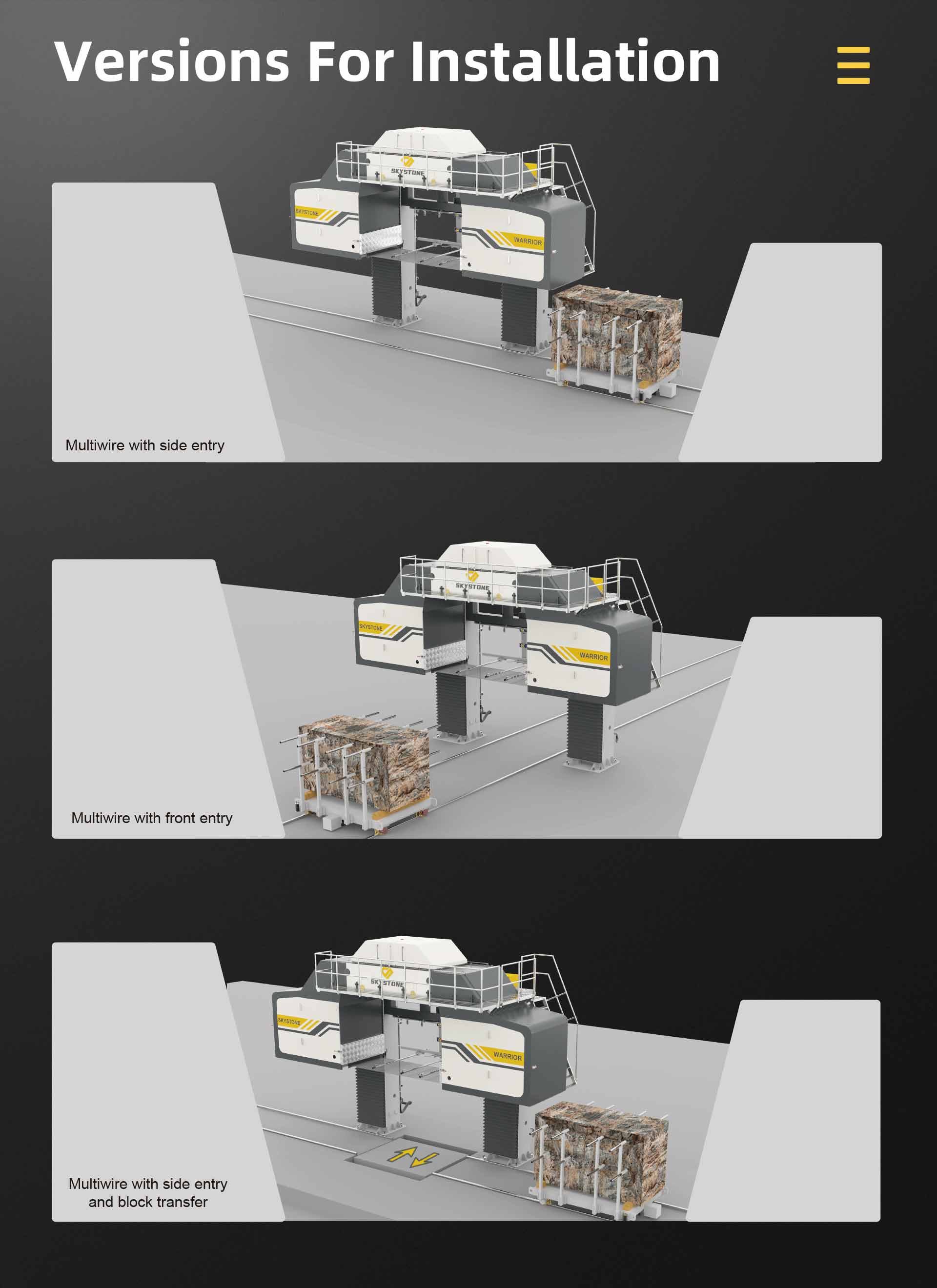  Multi Wire Saw Machine Versions For Installation