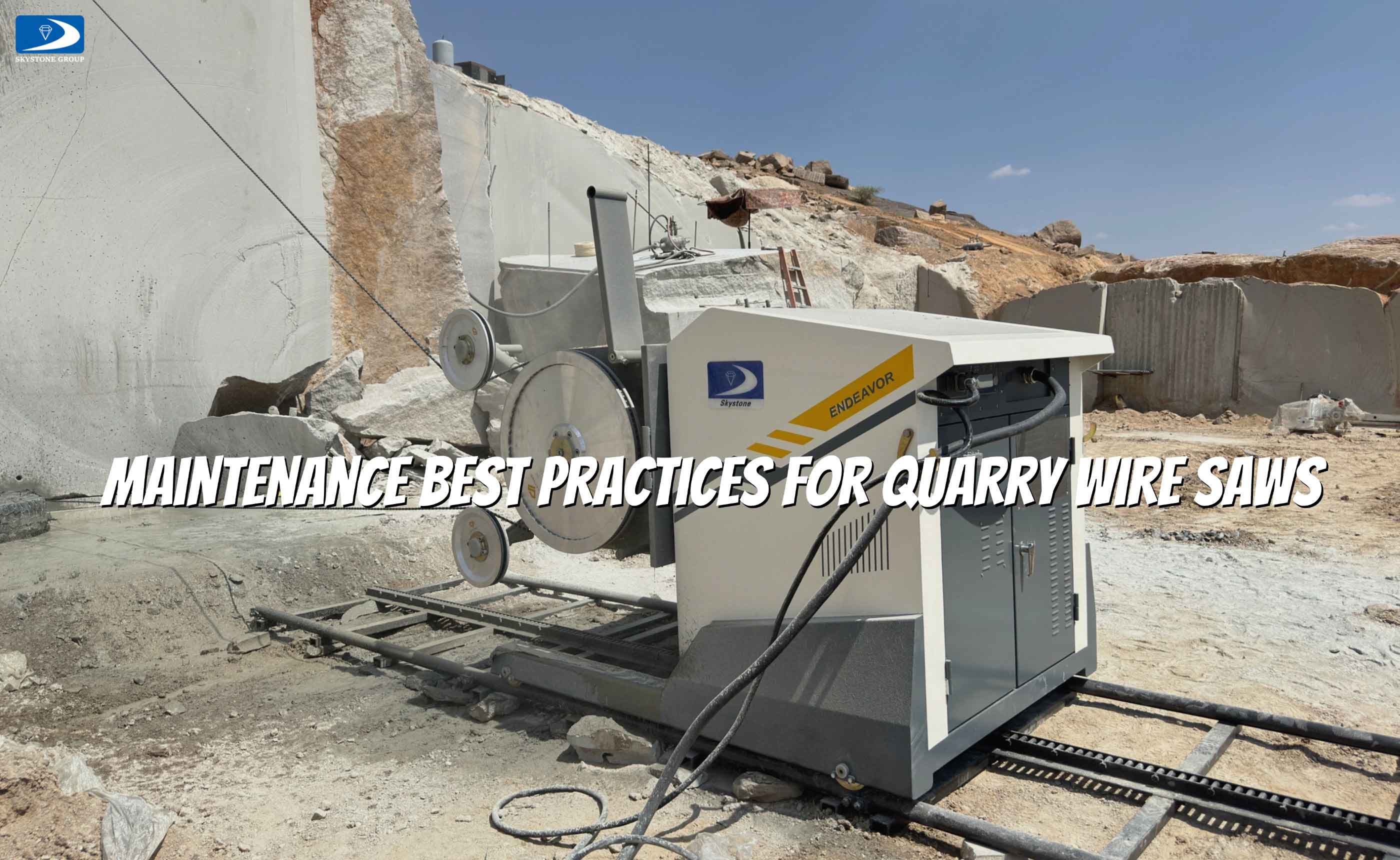 Enhancing Quarry Efficiency with Advanced Quarry Wire Saw Technology